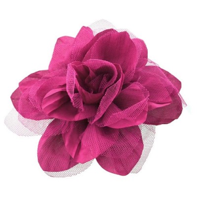 180650-HP- HOT PINK COLOR FLOWER BROOCH